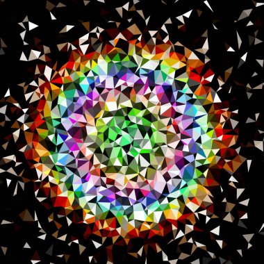 Arka plan çok renkli geometrik poligonal.