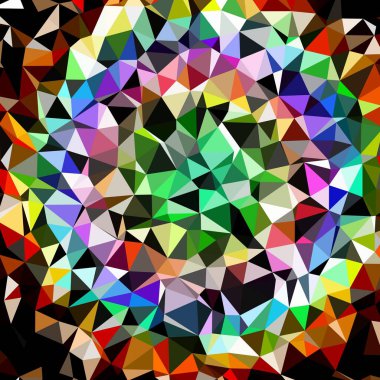 Arka plan çok renkli geometrik poligonal.