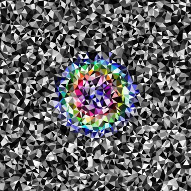 Arka plan çok renkli geometrik poligonal.