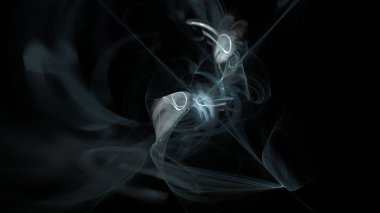 Fantezi kaotik renkli fraktal desen. Soyut Fraktal şekiller. 3D render resimde arka plan veya duvar kağıdı.