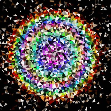 Arka plan çok renkli geometrik poligonal.