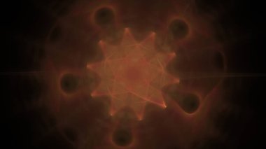 Fantezi kaotik renkli fraktal desen. Soyut Fraktal şekiller. 3D render resimde arka plan veya duvar kağıdı.