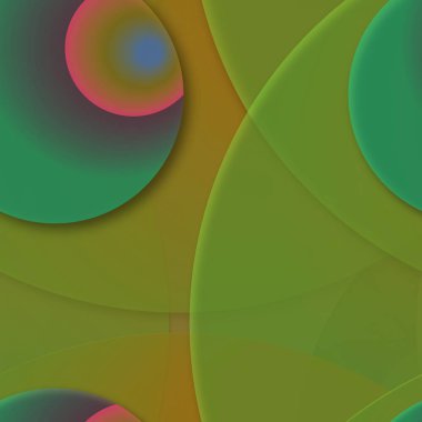 Çok renkli geometrik daire arka plan seamless modeli.