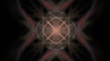 Fantezi kaotik renkli fraktal desen. Soyut Fraktal şekiller. 3D render resimde arka plan veya duvar kağıdı.