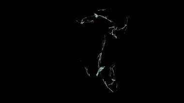 Fantezi kaotik renkli fraktal desen. Soyut Fraktal şekiller. 3D render resimde arka plan veya duvar kağıdı.