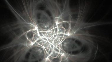 Fantezi kaotik renkli fraktal desen. Soyut Fraktal şekiller. 3D render resimde arka plan veya duvar kağıdı.