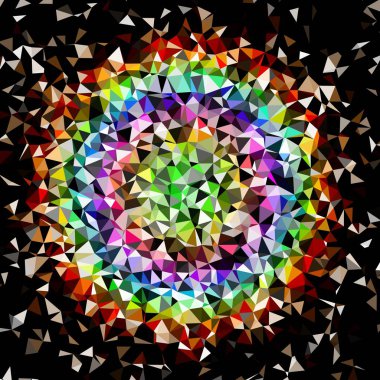 Arka plan çok renkli geometrik poligonal.