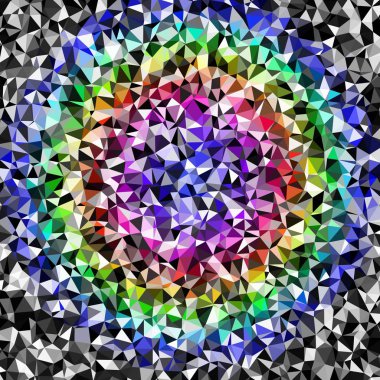 Arka plan çok renkli geometrik poligonal.