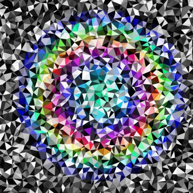 Arka plan çok renkli geometrik poligonal.