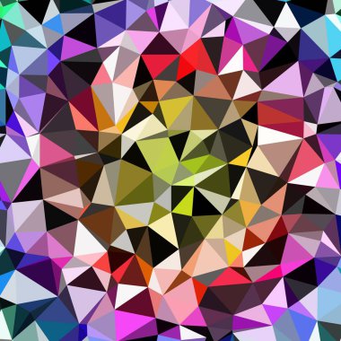 Arka plan çok renkli geometrik poligonal.