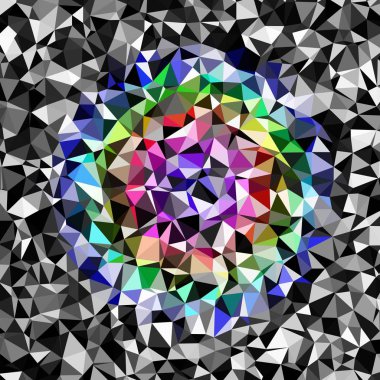 Arka plan çok renkli geometrik poligonal.