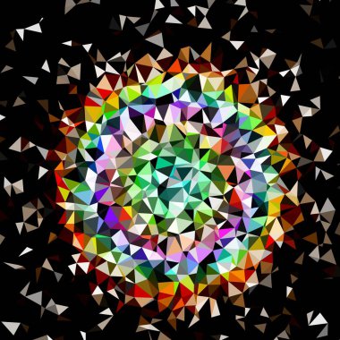 Arka plan çok renkli geometrik poligonal.