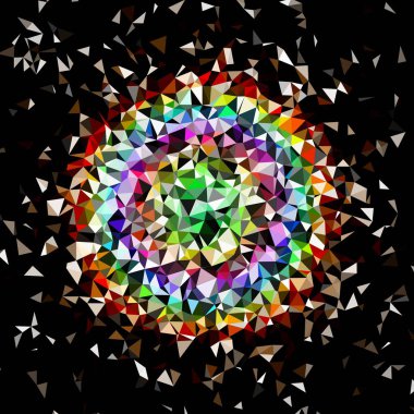 Arka plan çok renkli geometrik poligonal.