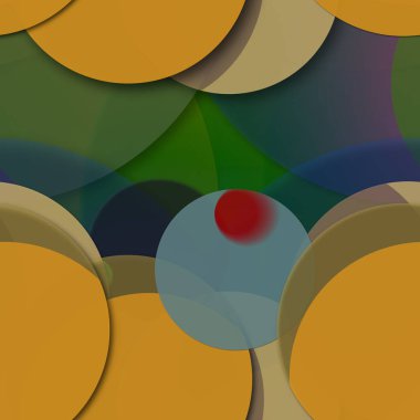 Çok renkli geometrik daire arka plan seamless modeli.