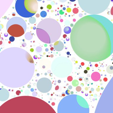 Çok renkli geometrik daire arka plan seamless modeli.