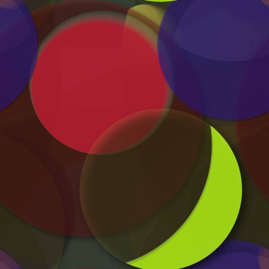 Çok renkli geometrik daire arka plan seamless modeli.