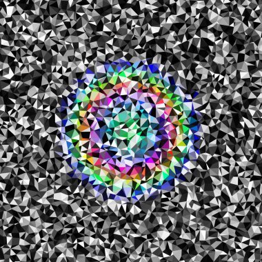 Arka plan çok renkli geometrik poligonal.