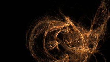 Fantezi kaotik renkli fraktal desen. Soyut Fraktal şekiller. 3D render resimde arka plan veya duvar kağıdı.