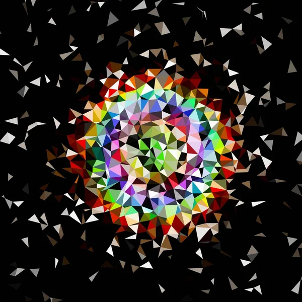 Arka plan çok renkli geometrik poligonal.