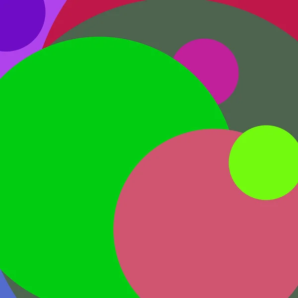 Círculo Geométrico Elegante Fondo Abstracto Patrón Multicolor — Foto de Stock