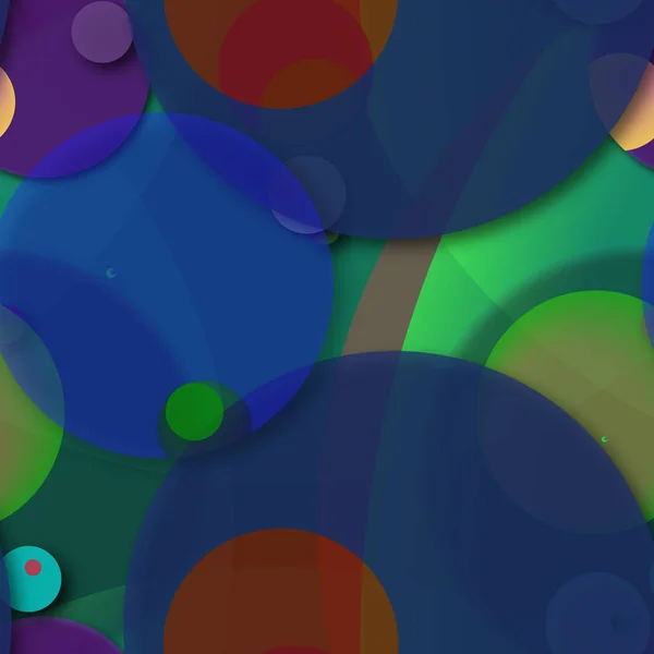 Abstracte Achtergrond Multicolor Cirkel Geometrische Patroon Naadloos — Stockfoto