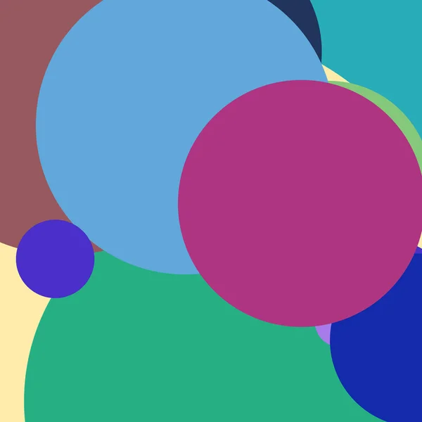 Círculo Geométrico Nuevo Fondo Abstracto Patrón Multicolor — Foto de Stock