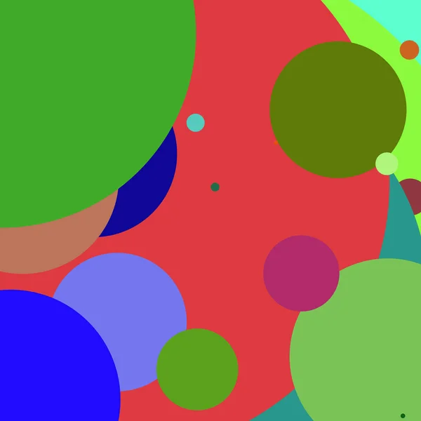 Círculo Geométrico Elegante Fondo Abstracto Patrón Multicolor — Foto de Stock