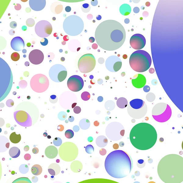 色とりどりの幾何学的な円の抽象的な背景のシームレス パターン — ストック写真
