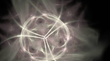 Fantezi kaotik renkli fraktal desen. Soyut Fraktal şekiller. 3D render resimde arka plan veya duvar kağıdı.