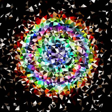 Arka plan çok renkli geometrik poligonal.