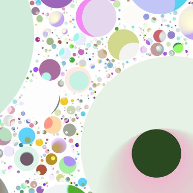 Çok renkli geometrik daire arka plan seamless modeli.