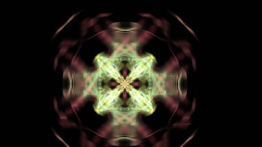 Fantezi kaotik renkli fraktal desen. Soyut Fraktal şekiller. 3D render resimde arka plan veya duvar kağıdı.