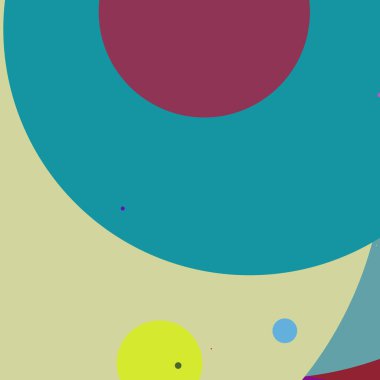 Daire geometrik şaşırtıcı arka plan çok renkli desen.