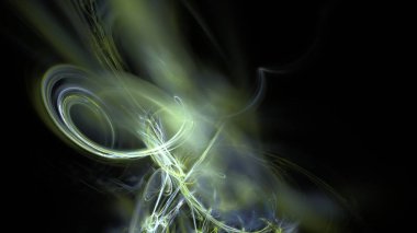 Fantezi kaotik renkli fraktal desen. Soyut Fraktal şekiller. 3D render resimde arka plan veya duvar kağıdı.