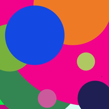 Daire geometrik yeni arka plan çok renkli desen.