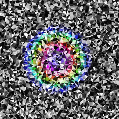 Arka plan çok renkli geometrik poligonal.