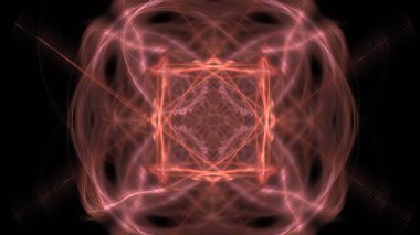 Fantezi kaotik renkli fraktal desen. Soyut Fraktal şekiller. 3D render resimde arka plan veya duvar kağıdı.