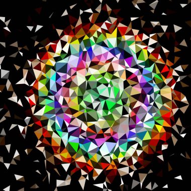 Arka plan çok renkli geometrik poligonal.