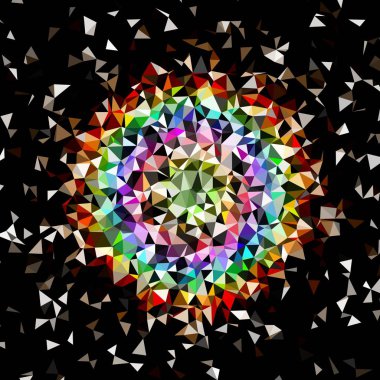 Arka plan çok renkli geometrik poligonal.
