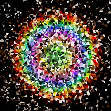 Arka plan çok renkli geometrik poligonal.