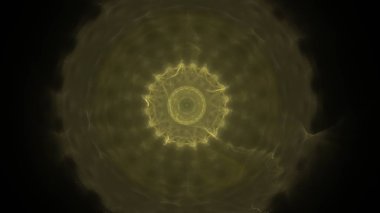 Fantezi kaotik renkli fraktal desen. Soyut Fraktal şekiller. 3D render resimde arka plan veya duvar kağıdı.