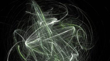 Fantezi kaotik renkli fraktal desen. Soyut Fraktal şekiller. 3D render resimde arka plan veya duvar kağıdı.