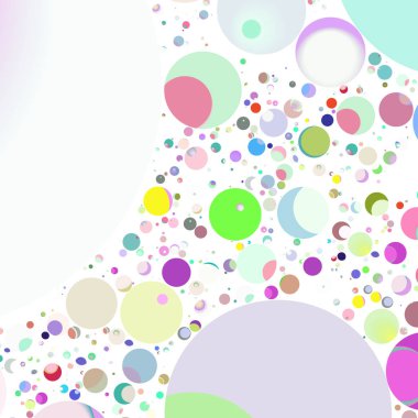 Çok renkli geometrik daire arka plan seamless modeli.