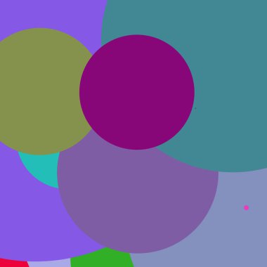 Daire geometrik şaşırtıcı arka plan çok renkli desen.