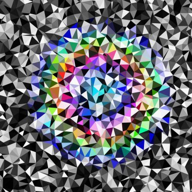 Arka plan çok renkli geometrik poligonal.