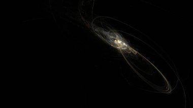 Fantezi kaotik renkli fraktal desen. Soyut Fraktal şekiller. 3D render resimde arka plan veya duvar kağıdı.