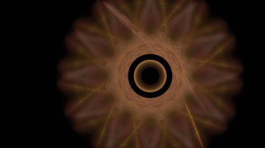 Fantezi kaotik renkli fraktal desen. Soyut Fraktal şekiller. 3D render resimde arka plan veya duvar kağıdı.