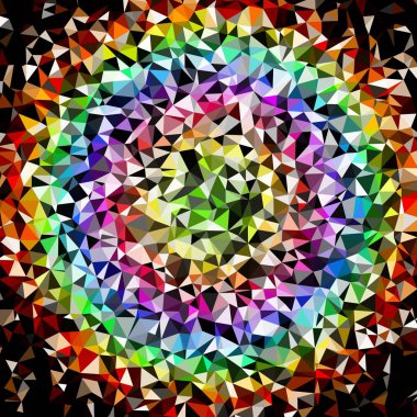 Arka plan çok renkli geometrik poligonal.