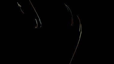 Fantezi kaotik renkli fraktal desen. Soyut Fraktal şekiller. 3D render resimde arka plan veya duvar kağıdı.