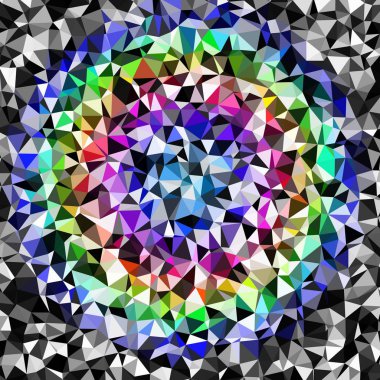 Arka plan çok renkli geometrik poligonal.